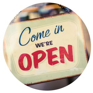 We are open!