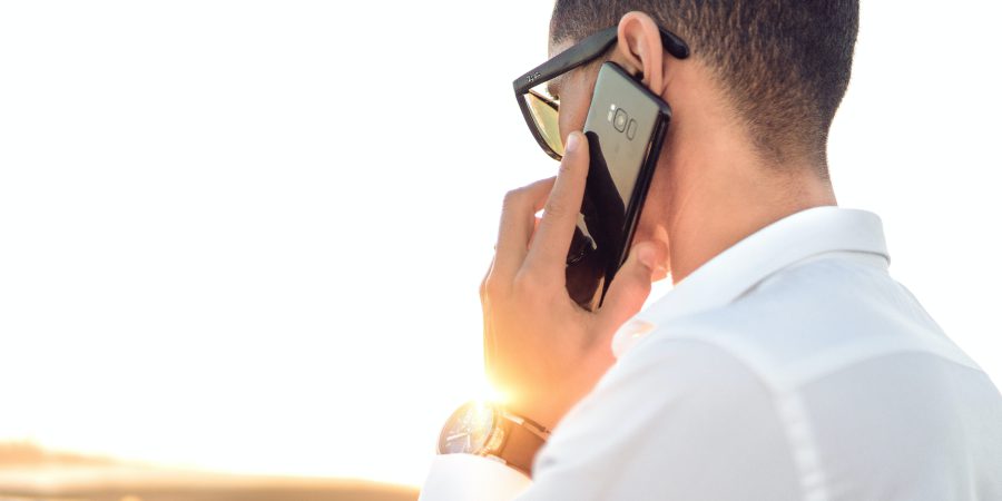 Talking on the phone