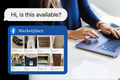 A screenshot of a local online market, related to tips to staying safe while buying or selling online